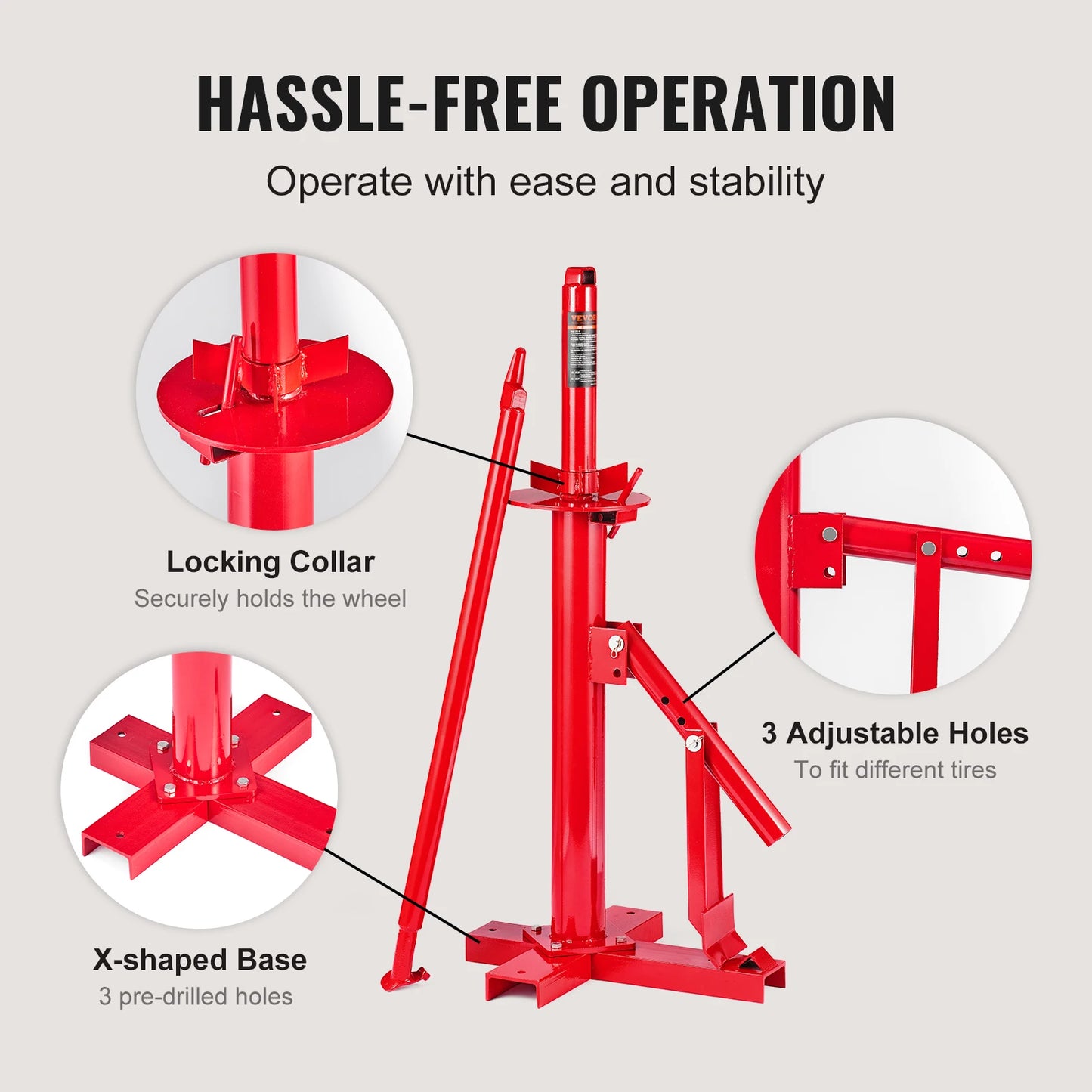 SucceBuy Portable Manual Tire Changer Bead Breaker Tool
