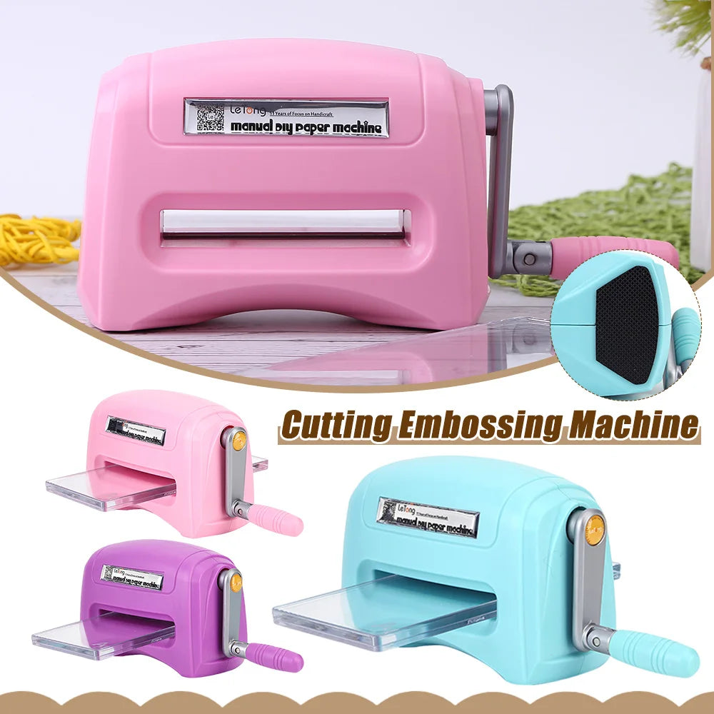 Portable Scrapbook Die Cutting Machine Embossing Tool Plate
