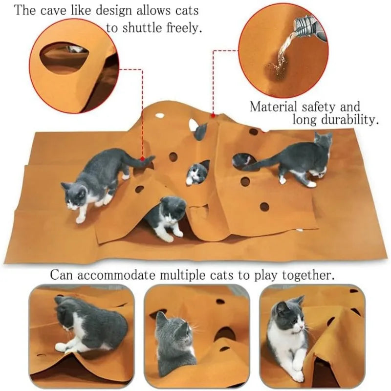 Pets And Pistons Foldable Cat Game Blanket Training Mat