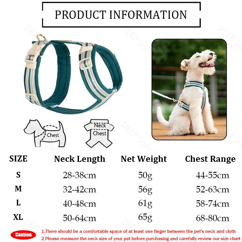 Choice Adjustable Y Shaped Dog Harness Reflective Straps For Puppy