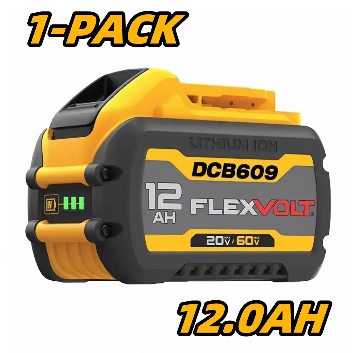 BlawhiHignconcerned 12.0Ah Dewalt FlexVolt Battery DCB609