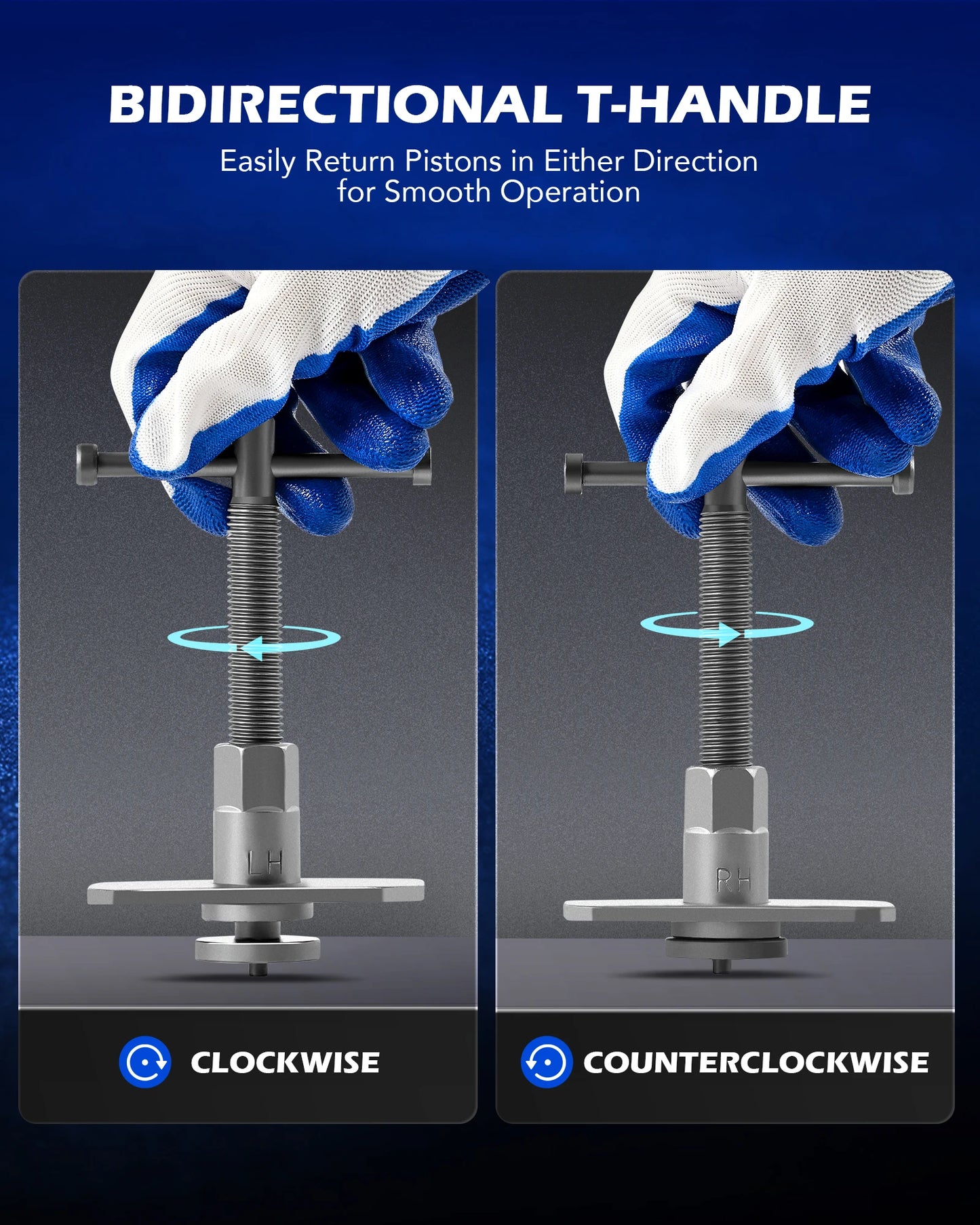 OMT Universal Disc Brake Caliper Tool Kit Wind Back Hooks