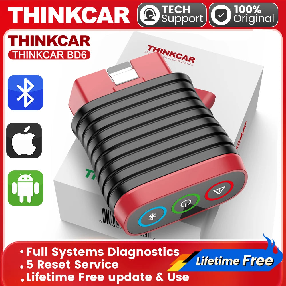 ThinkCar BD6 OBD2 Scanner Bluetooth All System Diagnostics
