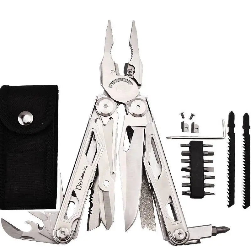 Daicamping DL30 Multitool Clamp Folding Knife EDC Pliers