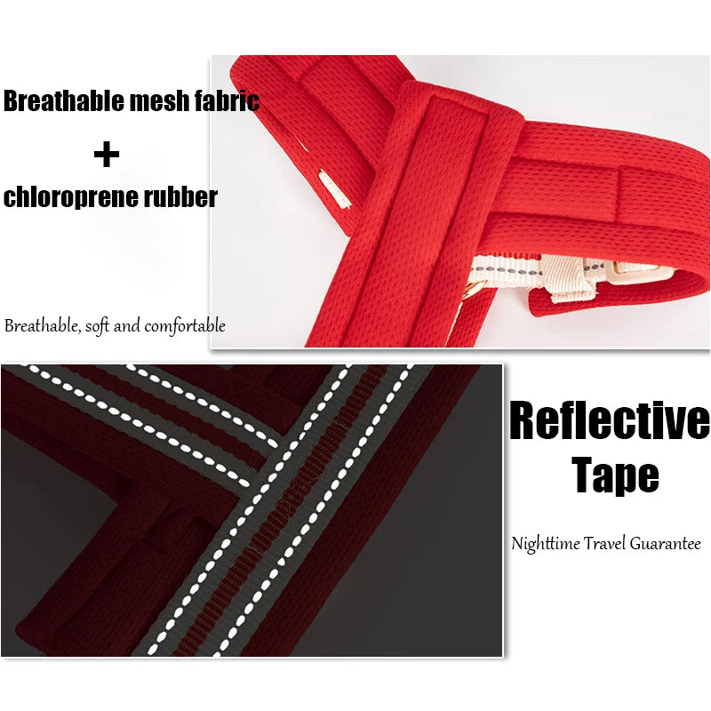 Choice Adjustable Y Shaped Dog Harness Reflective Straps For Puppy