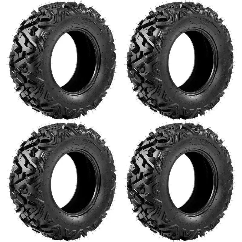 ZRGAE ATV UTV Mud Tire Set 4 Ply Tubeless AllTerrain