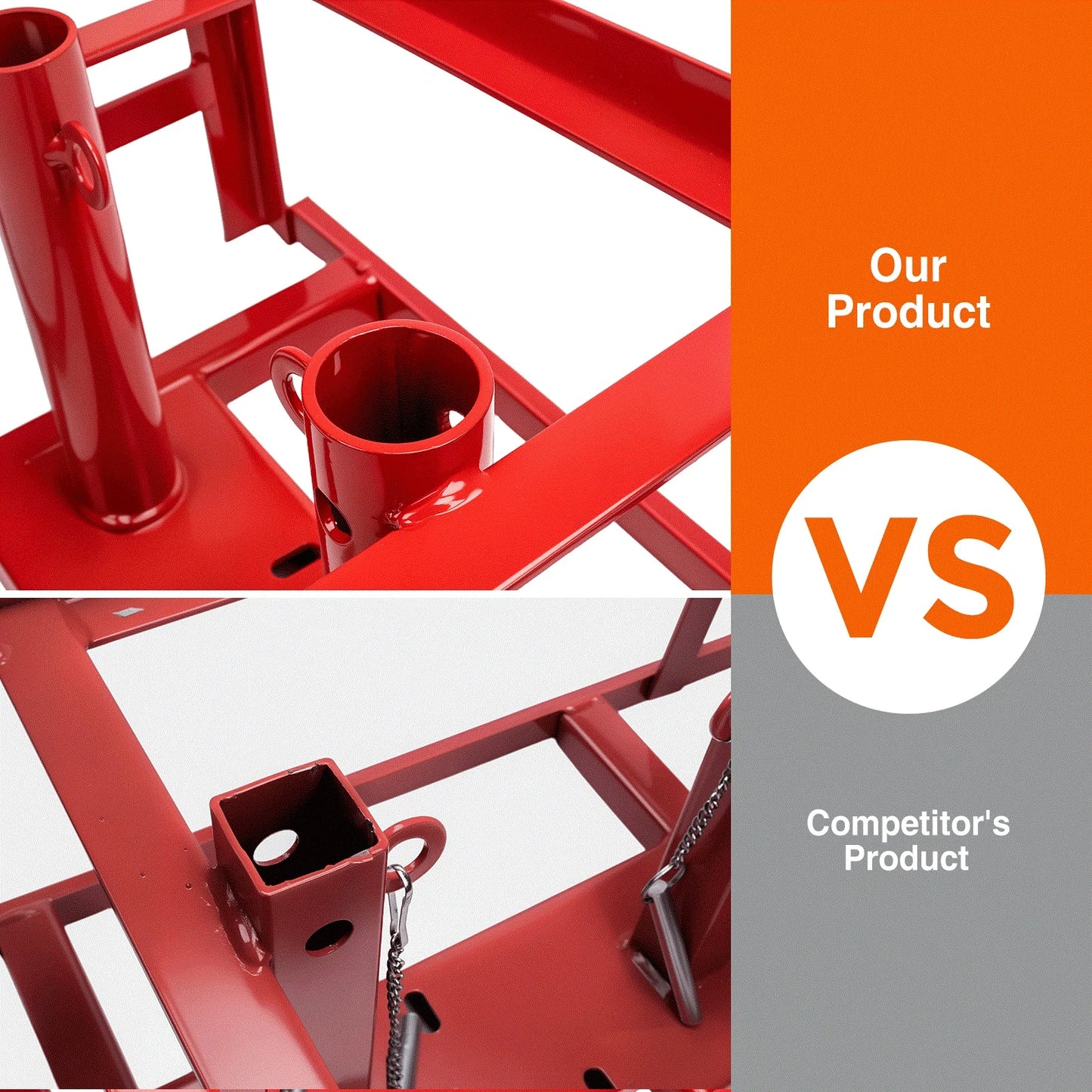 Two Piece Heavy Duty Hydraulic Car Ramps 11000lbs