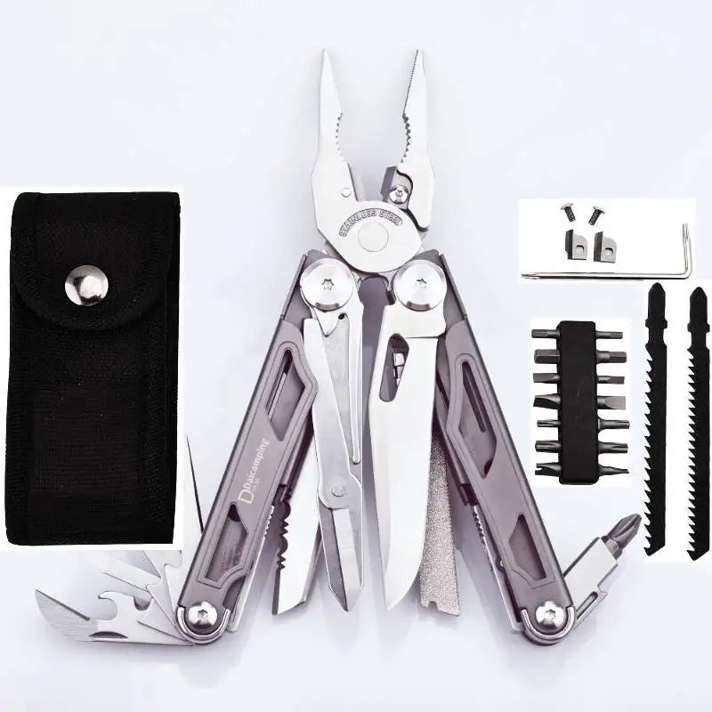 Daicamping DL30 Multitool Clamp Folding Knife EDC Pliers