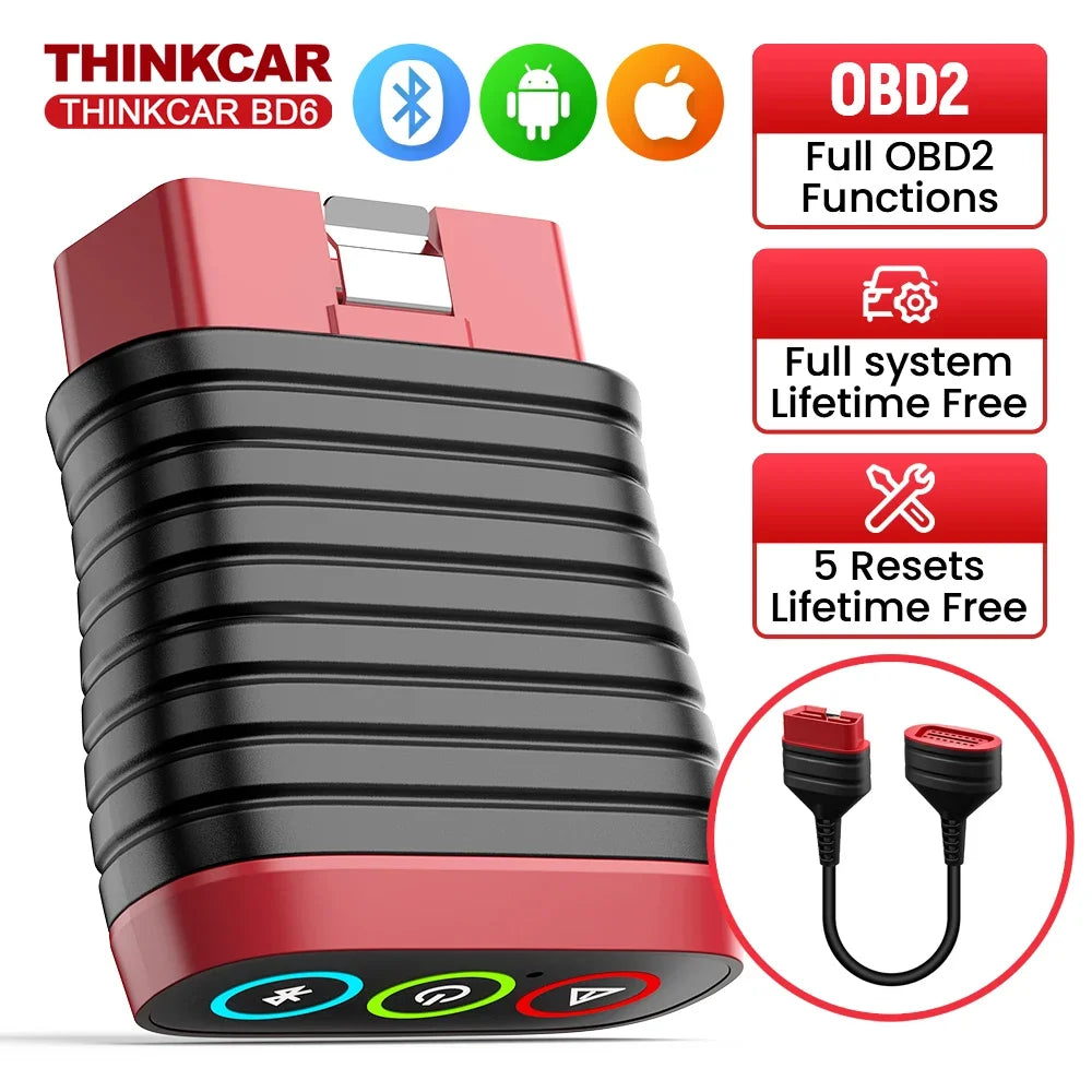 Thinkcar BD6 OBD2 Scanner Bluetooth All System Diagnostic Tool