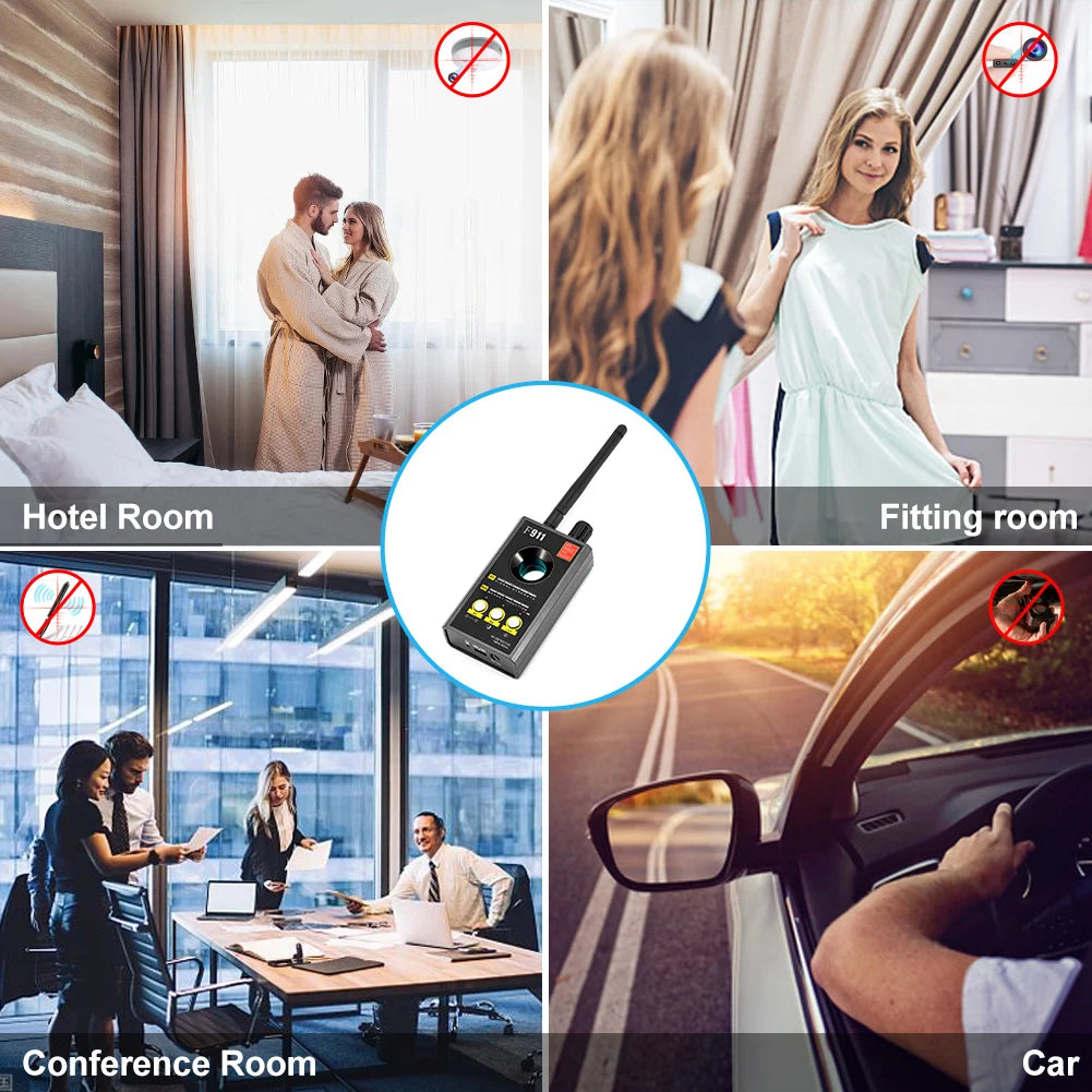 F911 Hidden Camera Detector Anti Spy Receiver RF Detector