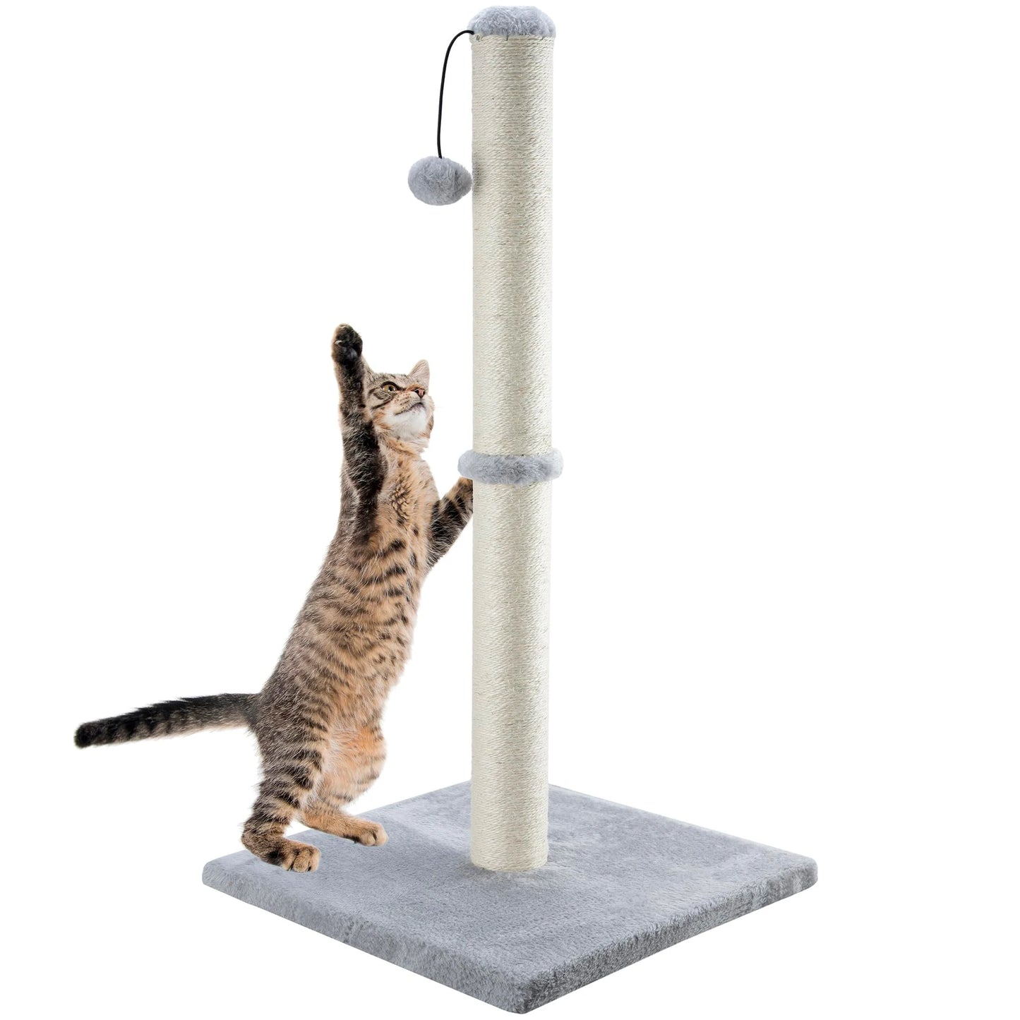 Sisal Double Tier Cat Scratching Post For Indoor Cats