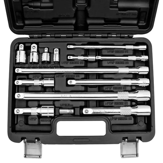 NIUXIANG 14pcs Impact Drive Extension And Socket Adapter Set