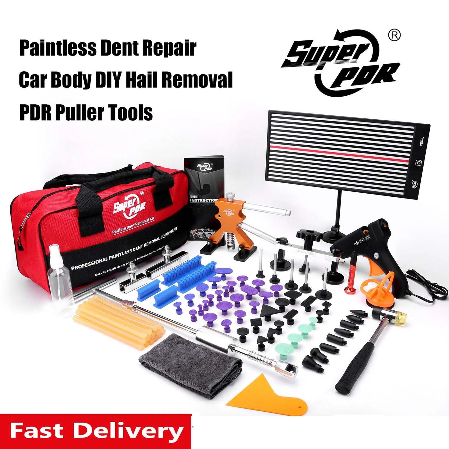 PDR Auto Paintless Dent Removal Tool Kit