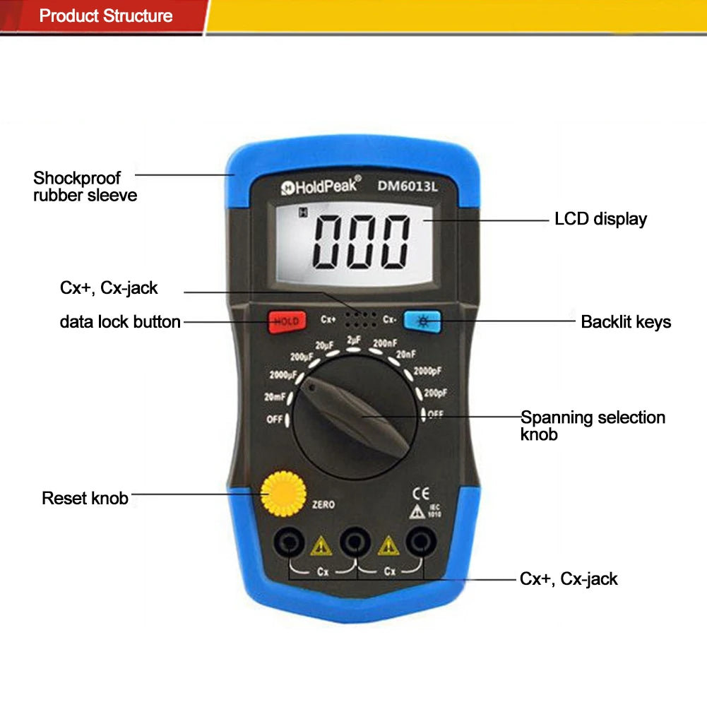 DM6013L Digital Capacitance Tester LCD Backlight Meter