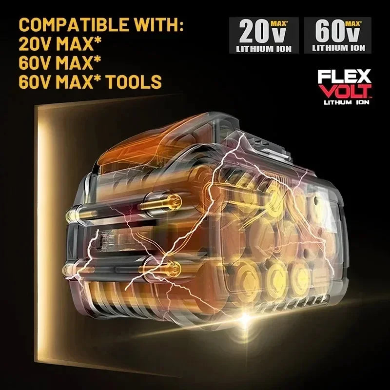 DeWalt FlexVolt 20V 60V Max Battery 6Ah 9Ah DCB606