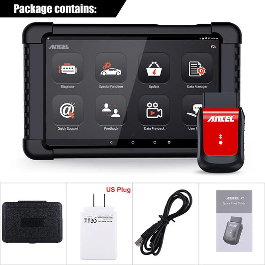 ANCEL X6 OBD2 Car Diagnostic Scanner With ABS TPMS Pro