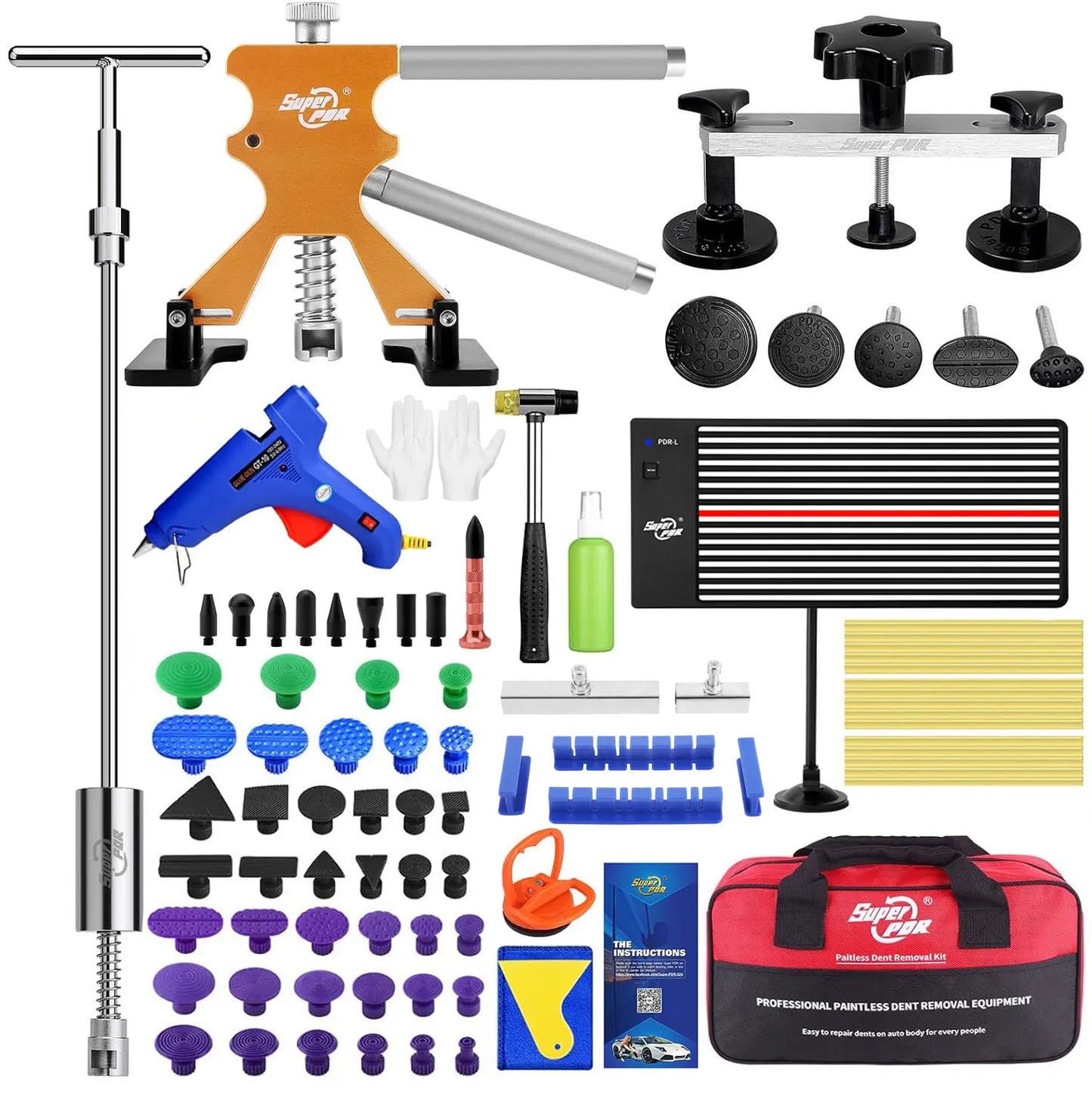 PDR Auto Paintless Dent Removal Tool Kit