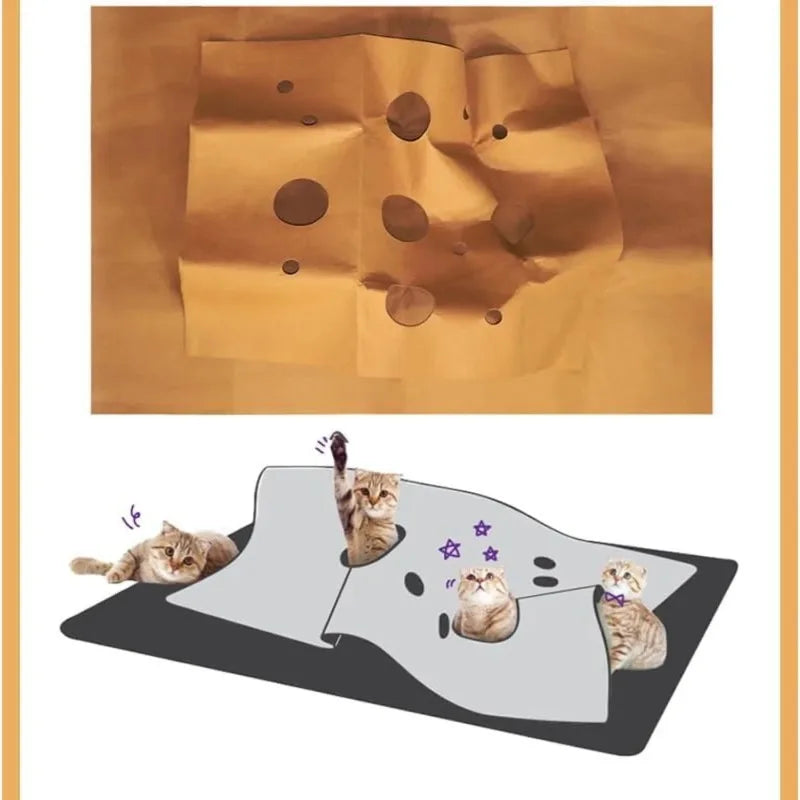 Pets And Pistons Foldable Cat Game Blanket Training Mat