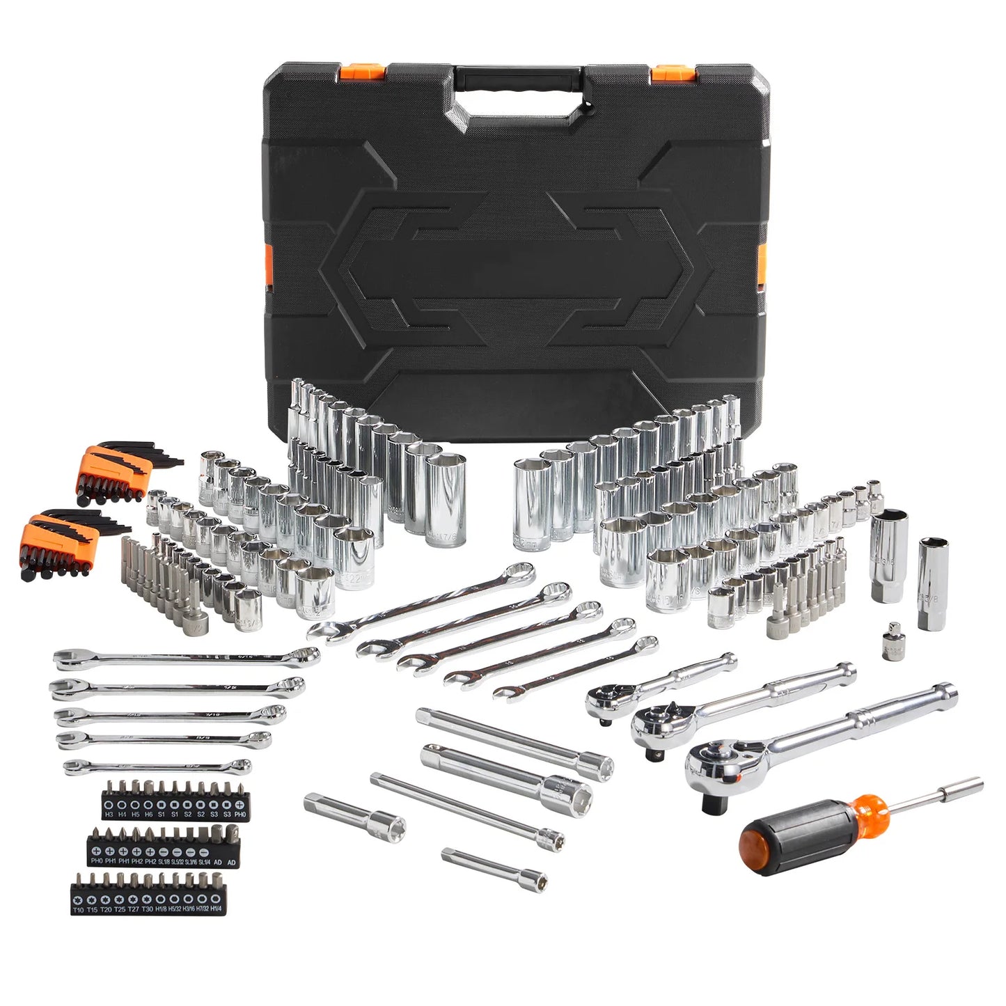 SucceBuy Mechanics Tool Set and Socket Kit 145 205 Pcs