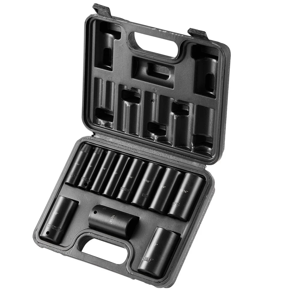 Hign-concerned CR V Impact Socket Set for High Torque