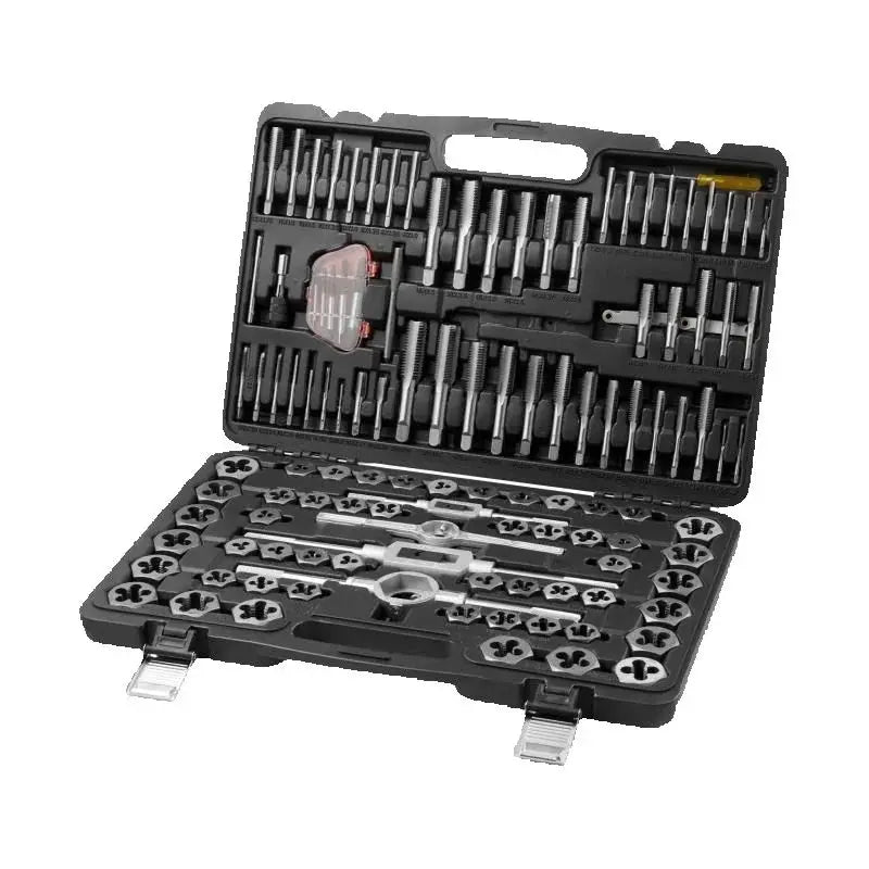 SucceBuy 116 Piece Tap and Die Set Bearing Steel Dies
