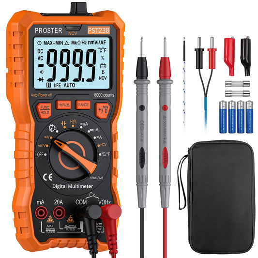 Hign-concerned Digital Multimeter 6000 Counts TRMS NCV