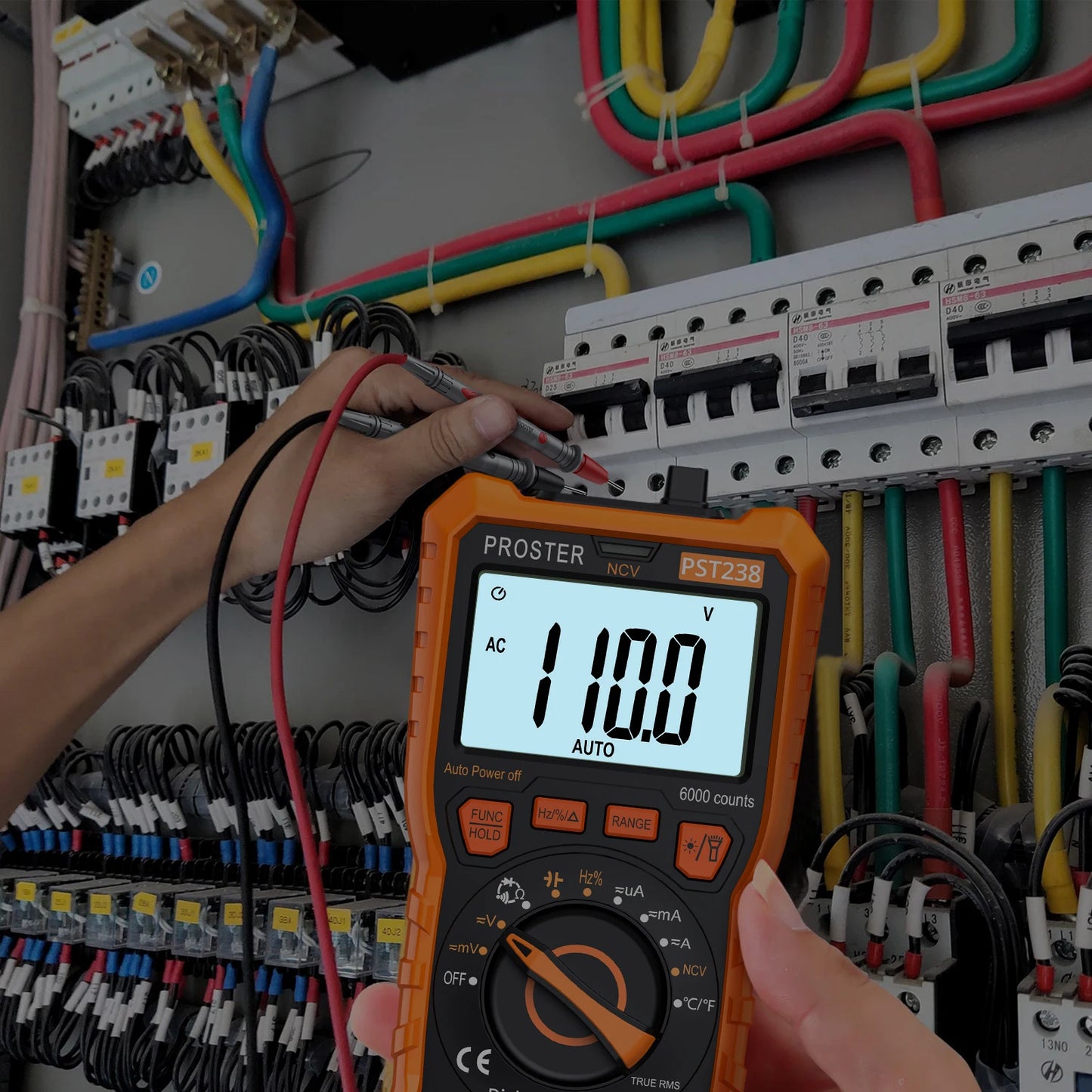 Hign-concerned Digital Multimeter 6000 Counts TRMS NCV